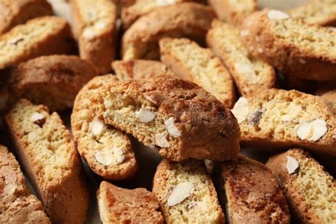 Galletas De Almendras Tradicionales Italianas Vista De Closet Cantucci