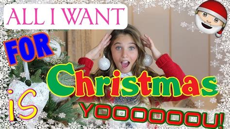 Singing All I Want For Christmas Is You Rosie Mcclelland Youtube