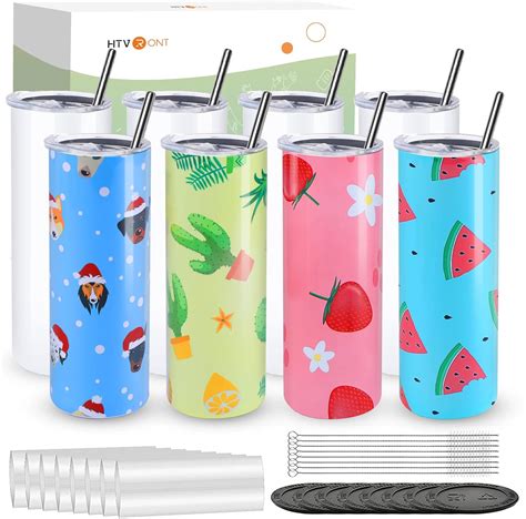 Htvront Pack Sublimation Tumblers Sublimation Blanks Tumbler Oz