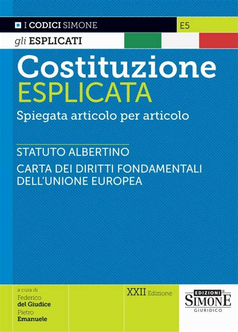 Articolo 39 Della Costituzione Una Spiegazione Semplice Edizioni Simone