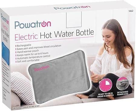 Rechargeable Electric Hot Water Bottle Bed Hand Warmer Massaging Heat