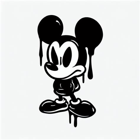 Mickey Mouse Dripping (AI) by FizzieFish on DeviantArt