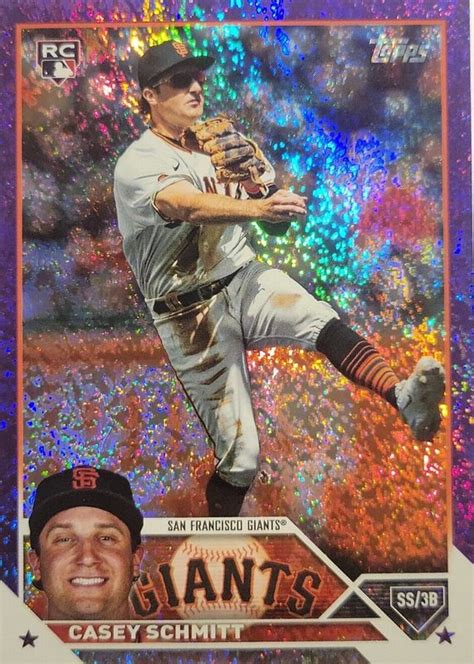 Casey Schmitt Topps Update Us Purple Foil Psa Price