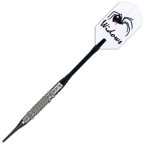 Laserdarts Silver Widow Wicked Knurled Soft Tip Darts 20gm