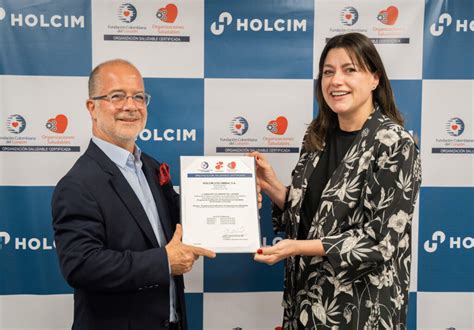 Holcim Recibe El Certificado De Organizaci N Saludable