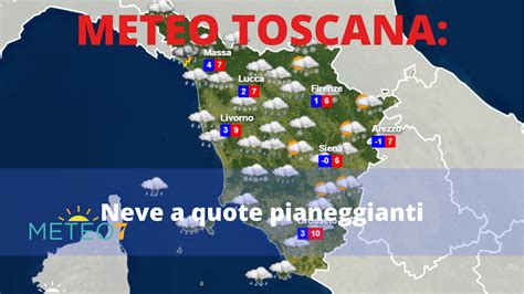 Meteo Toscana Allerta Meteo Gialla Per Neve Gioved Dicembre