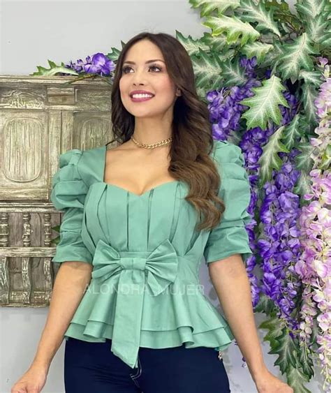 Pin De Estella Rodriguez En Blusas Blusas Bonitas Faldas Bonitas Blusas