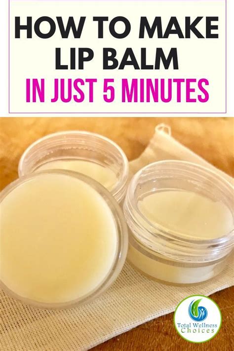 Homemade Natural Lip Balm Diy Recipe Homemade Lip Balm Recipe