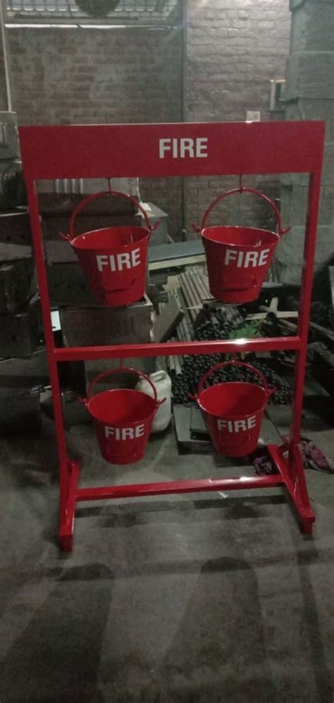 Safety Fire Bucket With Stand At Rs 5500 Piece Ranjit Nagar