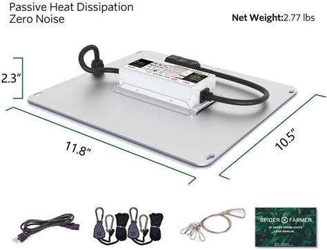 Bingua Spider Farmer SF 1000 LED Grow Light With LM301B Diodes