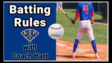 Basic Batting Rules Baseball Rules Explained For Beginners Youtube