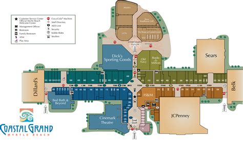 Coastal Grand Mall Map Zip Code Map