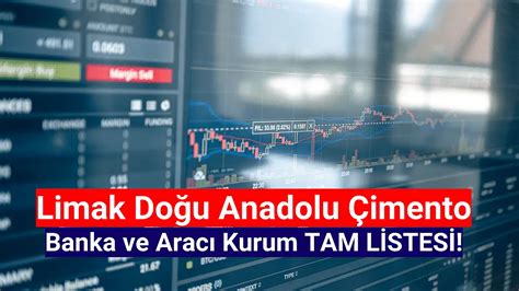 Limak Doğu Anadolu Çimento HALKA ARZ sadece bu bankalarda var