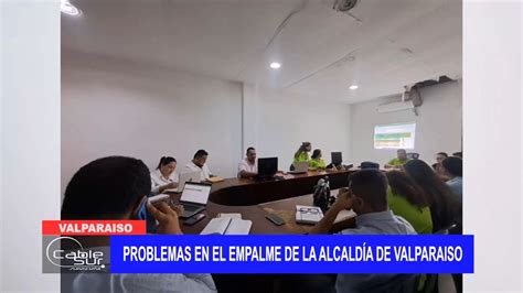 Problemas en el empalme de la alcaldía de Valparaíso Cable Sur