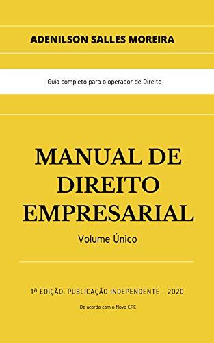 PDF MANUAL DE DIREITO EMPRESARIAL Volume Único Saraiva Conteúdo