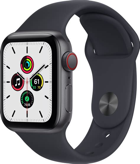 Best Buy Apple Watch Se 1st Generation Gps Cellular 40mm Space Gray Aluminum Case With