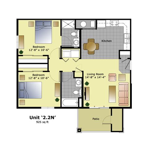 Cimarron Apartments Floor Plans & Rental Rates - M. Timm Development Inc.