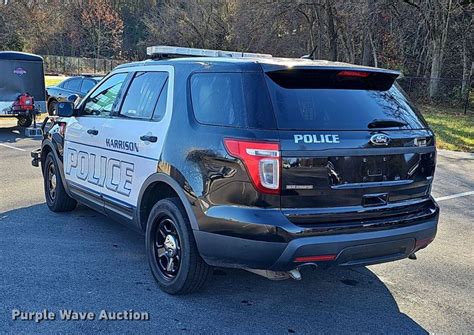 2015 Ford Explorer Police Interceptor Suv In Harrison Ar Item Np9224 For Sale Purple Wave