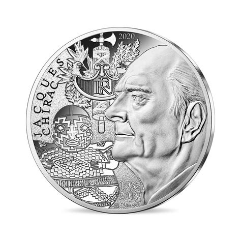 Euro France Argent Jacques Chirac Elys Es Numismatique