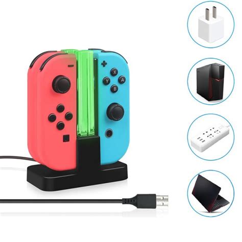 Nintendo Switch Charger Dock Station 4 in 1 | Gamer Fuss