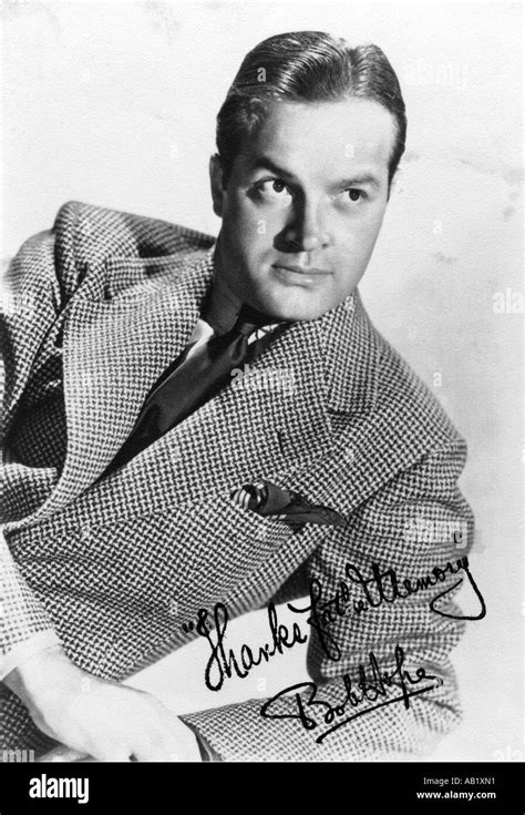 Bob Hope Us Actor And Comedian In 1940s Stock Photo Alamy