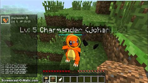 Pixelmon 1 Charmander I Choose You Youtube