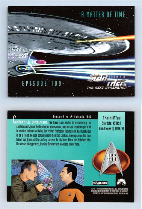 Star Trek The Next Generation Season Skybox