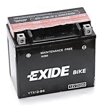 Exide Motor Akkumulátor 10Ah Bal AGM ETX12 BS