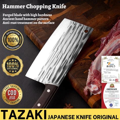 Cod Kitchen Chef Knife Tazaki Knife Forged Bone Chopping Knife Meat