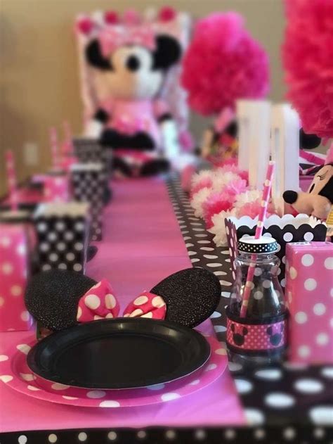 Minnie Mouse Birthday Party Ideas Photo 1 Of 4 Minnie Mouse