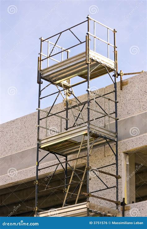 Scaffolding Stock Photo Image Of Mason Scaffold Metallic 3751576