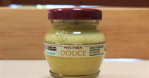 Moutarde Douce graines françaises sans additifs 55G