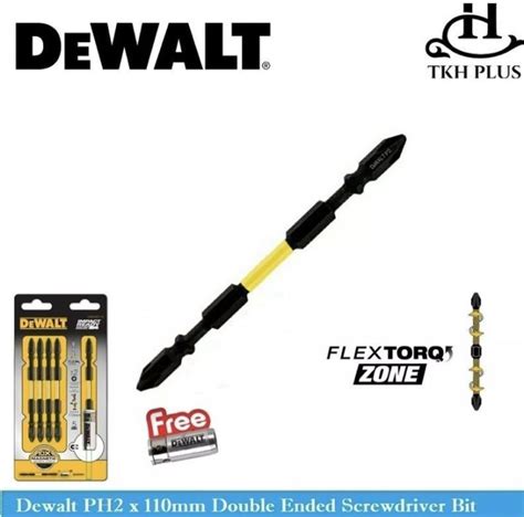 Original Dewalt Double Ended Magnetic Screwdriver Bit Ph Mm