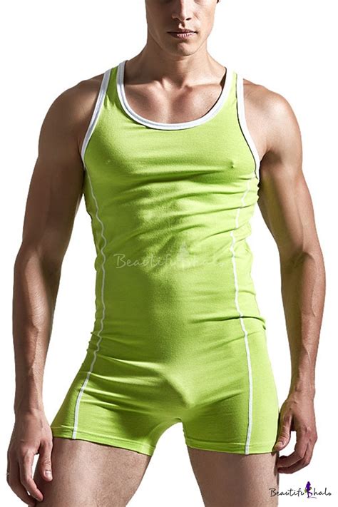 Men S Cotton Sexy Teddies Bodysuits Lingerie Jumpsuit Singlet Underwear Hot Club Wear Homewear