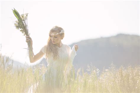 Wallpaper Sunlight Women Outdoors Model Angel Field Statue