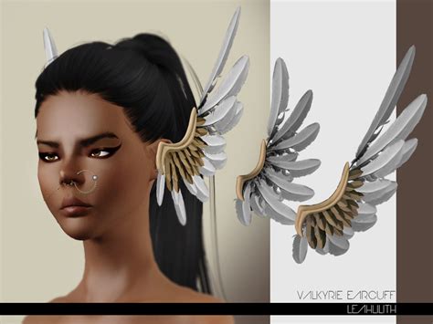 Ear Cuff Piercing Earrings The Sims 4 P1 Sims4 Clove Share Asia