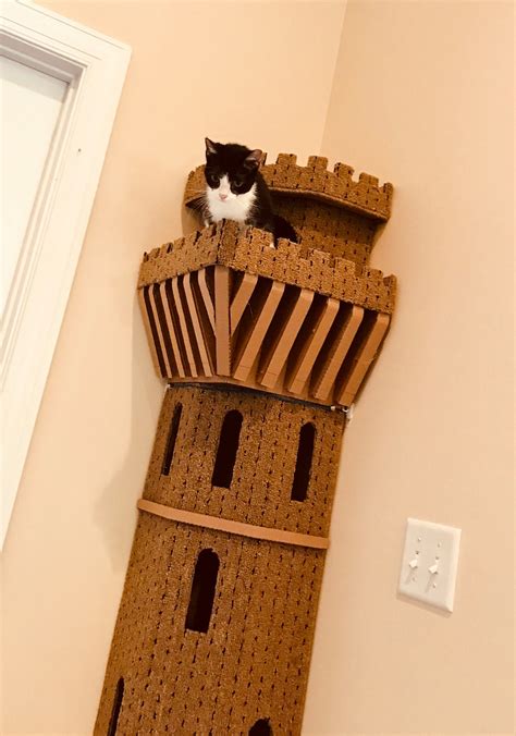 Diy Cat Tower Corner Plans And Patterns Etsydiyweek Etsy