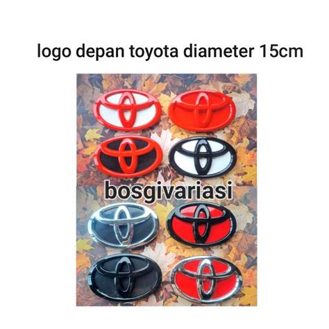 Jual Emblem Logo Toyota Calya Grand New Avanz All New Avanza Rush