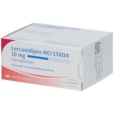 Lercanidipin Hci Stada® 10 Mg 100 St Shop