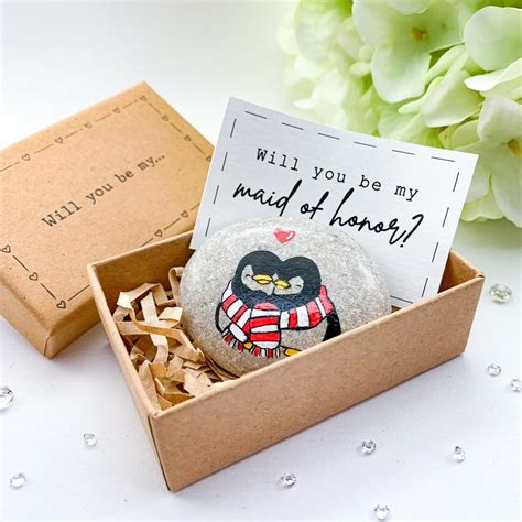 Personalized Maid Of Honor Proposal Box Will You Be My Maid Of Honor