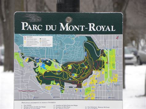 Mont-Royal Park Map - The Montreal Visitors Guide