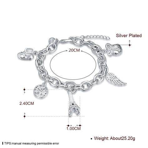 Professional Platinum Plated Braceletsplating Color Platinum Plated