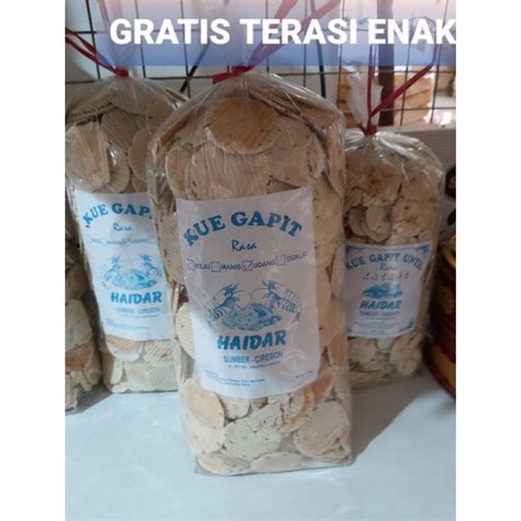 Jual KUE GAPIT Rasa Udang Khas Cirebon ENAK GRATIS Terasi Shopee