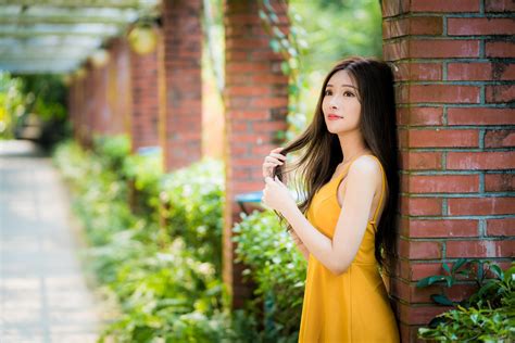 889211 4k Asian Bokeh Brown Haired Hands Dress Rare Gallery Hd