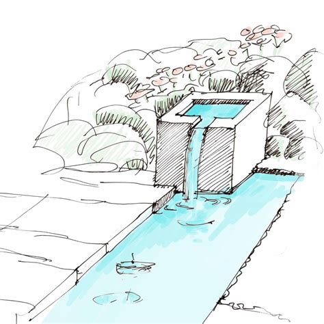 how to sketch water 6