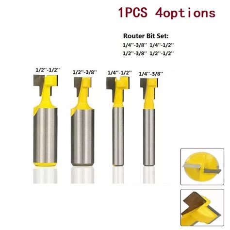 Bit De Routeur Fente Professionnel Tige T Pour Cr Er Des