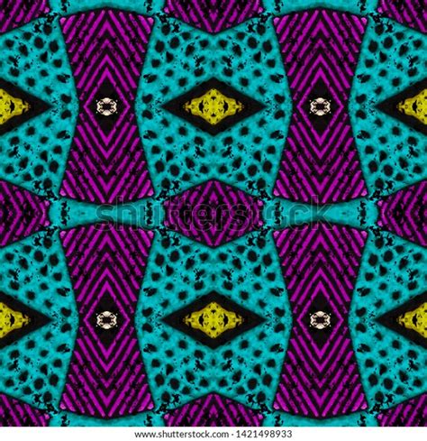 Traditional African Pattern Ethnic Seamless Print Stock Illustration