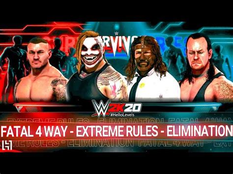 WWE 2K20 Fiend Bray Wyatt Vs Undertaker Vs Randy Orton Vs Mankind