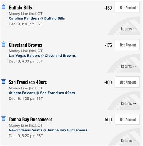 Nfl Week 15 Parlays Picks And Predictions Nfl Play Of The Day