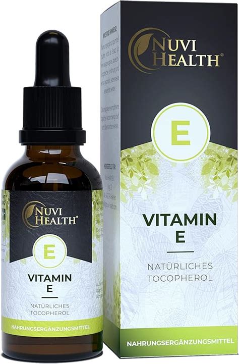 Vitamin E I E Tropfen Ml Premium Nat Rliches